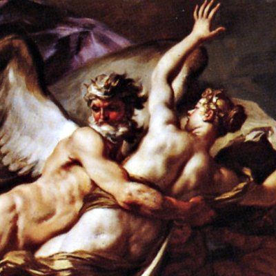 Borée enlevant Orithye - Francesco Solimena