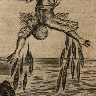 Éloge de la médiocrité / Dédale et Icare (Baudoin, 1638) - Briot