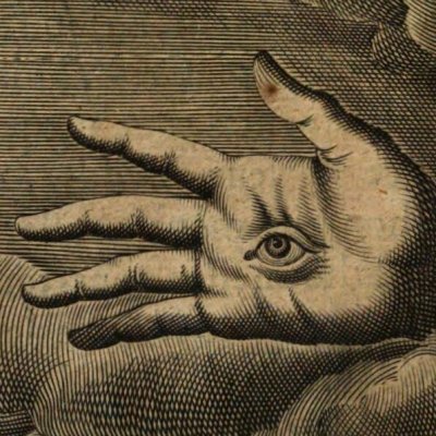 Ne rien croire à la légère / Main avec un œil (Baudoin, 1638) - Briot