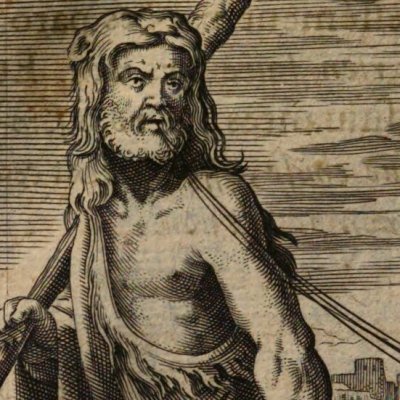 L’Éloquence supérieure à la Force / Hercule Ogmien (Baudoin, 1638) - Briot