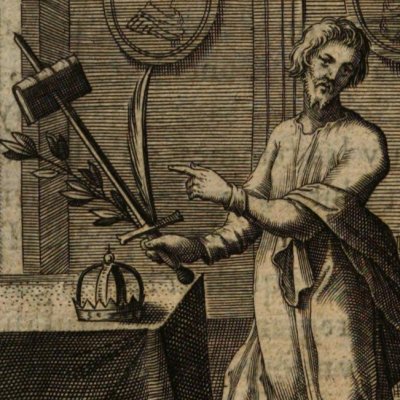 L’État se maintient par les armes et par la réflexion (Baudoin, 1638) - Briot