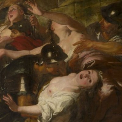 L’enlèvement des Sabines (version de Neuchâtel) - Jean-François de Troy