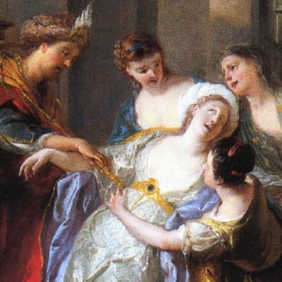 L’Évanouissement d’Esther (version au tapis doré) - Jean-François de Troy