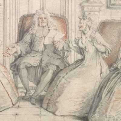 Les Femmes savantes - Charles Coypel