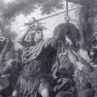 Départ de Jason et de Médée (carton de Clermont-Ferrand) - J.-F. de Troy