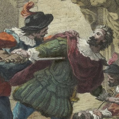 Le massacre de la saint-Barthélémy (Henriade, Londres, 1728-41) - J.-F. de Troy
