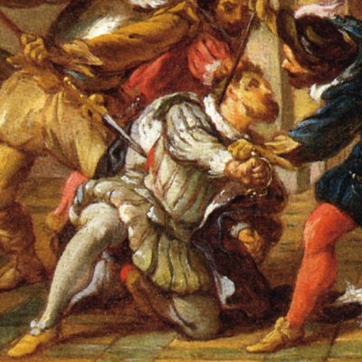 L’assassinat du duc de Guise (Henriade, Londres, 1728) - J.-F. de Troy