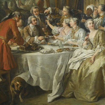 Un déjeuner de chasse (version du Louvre) - Jean-François de Troy
