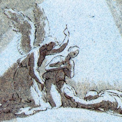 Le Christ dans le jardin des oliviers - Poussin