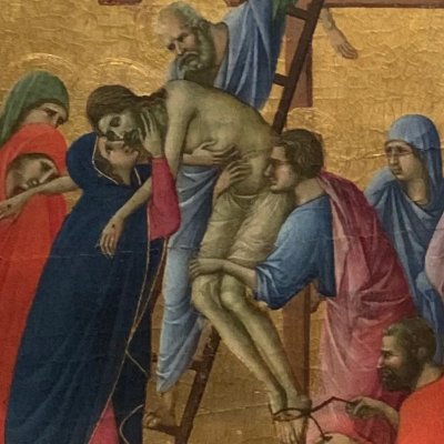 Déposition de croix (Maestà de Sienne) - Duccio