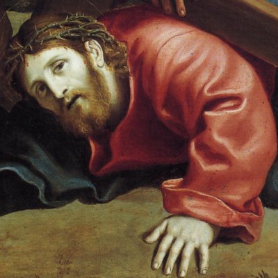 Le Christ portant la croix - le Dominiquin