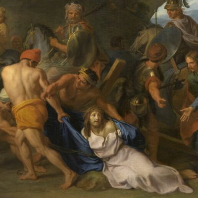 Le portement de croix - Le Brun