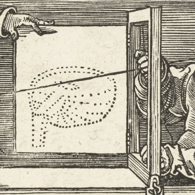 Le dessinateur de luth (Instructions...) - Dürer