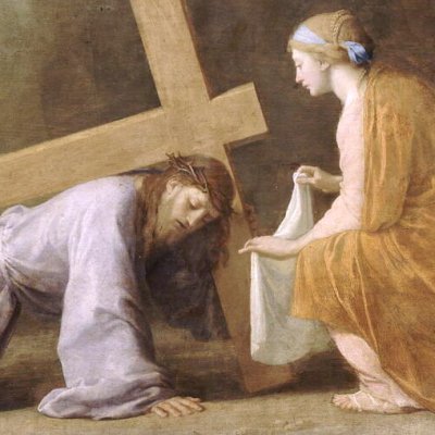 Jésus portant sa croix - Le Sueur