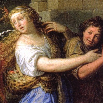 Moïse défendant les filles de Jéthro - Charles Le Brun