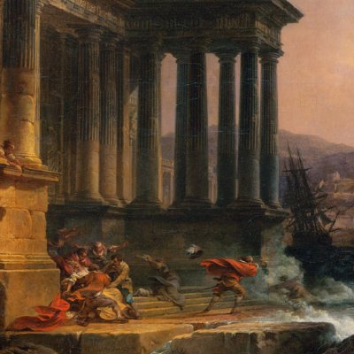 Scène de tempête - Loutherbourg et Demachy