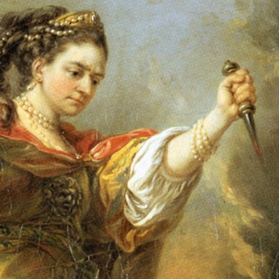 Mademoiselle Clairon en Médée (réduction de Potsdam) - Carle Vanloo