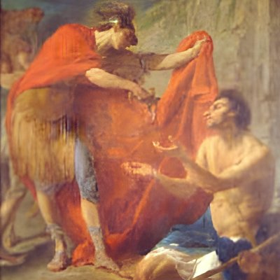 La Charité de saint Martin - Noël Hallé