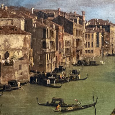 Vue nord est du Grand Canal, du Palais Balbi au Pont du Rialto - Canaletto