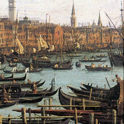 Vue est de la Riva degli Schiavoni - Canaletto