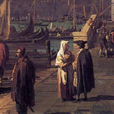 Entrée du Grand Canal de la Piazetta - Canaletto