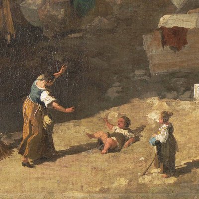 La cour du tailleur de pierre - Canaletto