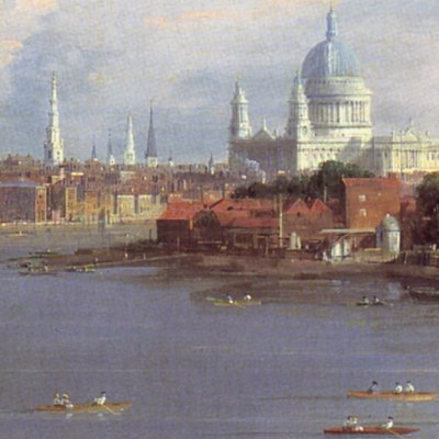 Londres : la Tamise et la City depuis Richmond House - Canaletto