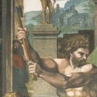 Le sacrifice de Lystra (carton de tapisserie) - Raphaël