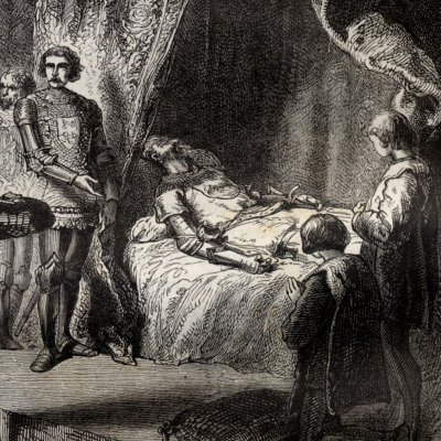 Mort de Bertrand Du Guesclin (H. Martin, Histoire de France, 1886) - Burgun