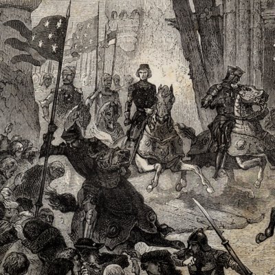 Entrée de Charles VI à Paris (H. Martin, Histoire de France, 1886) - Burgun