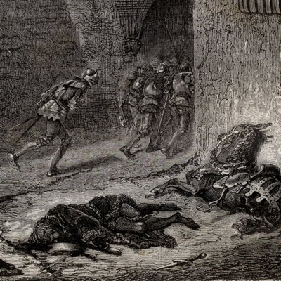 Assassinat du duc d’Orléans (H. Martin, Histoire de France, 1886) - A. de Neuville