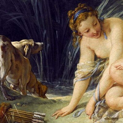 Diane sortant du bain - Boucher