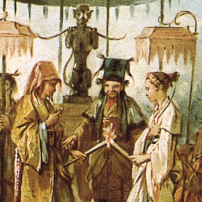 Le mariage chinois (esquisses pour la Tenture chinoise) - Boucher
