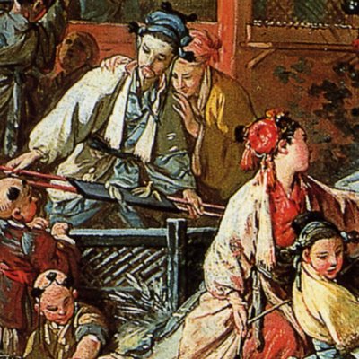 La chasse chinoise (esquisses pour la Tenture chinoise) - Boucher