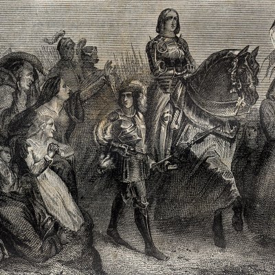 Entrée de Jeanne d’Arc à Orléans (H. Martin, Hist. de France, 1886) - Scheffer