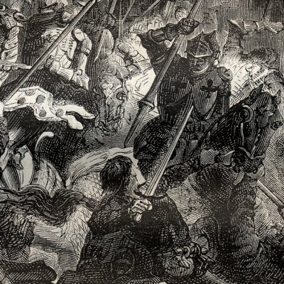 Les Parisiens chassent les Anglais (H Martin, Histoire de France, 1886) - Burgun