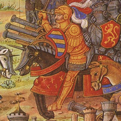 Battle of Montlhéry (Mémoires de Philippe de Commines, Ms18)