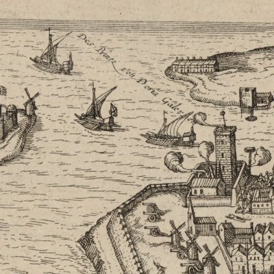 Prise de Marseille par le duc de Guise le 16 février 1596 - Tortorel & Perrissin