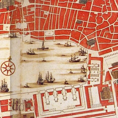 Plan géométral de Marseille, milieu du XVIIIe siècle