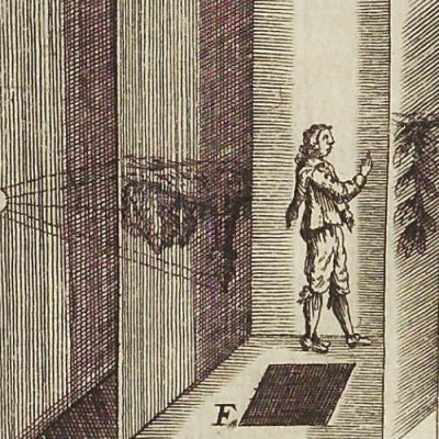 Camera obscura (Athanasius Kircher, Ars magna lucis et umbrae, 1671)