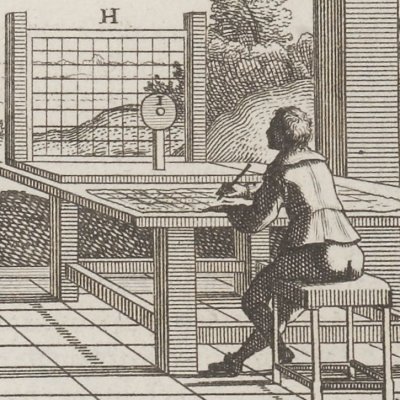 Intersecteur (Dubreuil, La Perspective pratique, 2e éd. 1679)