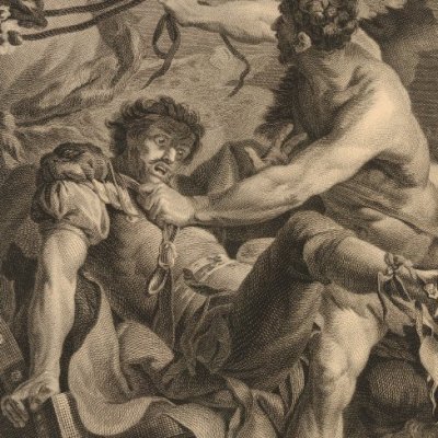 Hercule et Diomède - Haas d’après Pierre