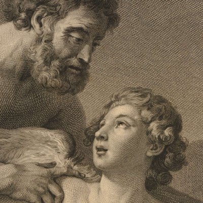 Dédale et Icare - Preisler d’après Vien