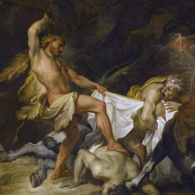 Hercule combattant les centaures - Bon Boullogne