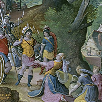 La rencontre de David et d’Abigaïl - Hans Bol