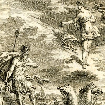 Vénus demande à Neptune vengeance contre Télémaque (Télémaque, 1755, livre VIII) - Fokke 