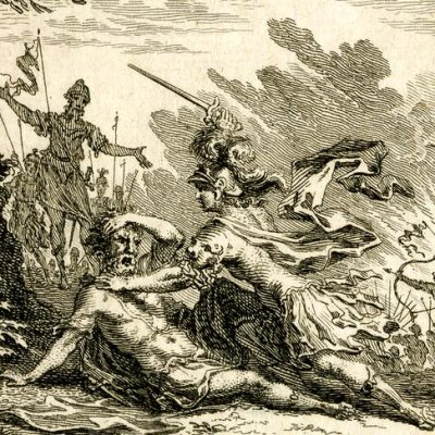 Télémaque tue l’impie Adraste (Télémaque, 1755, livre XV) - Fokke 