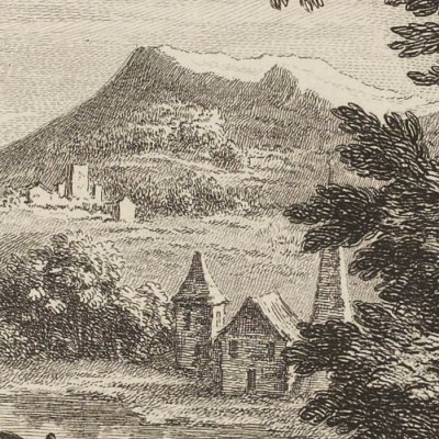 Le loup et le chien (La Fontaine, Desaint et Saillant, 1755) - Oudry