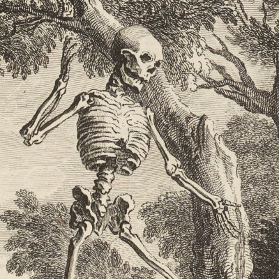 La mort et le bûcheron (La Fontaine, Desaint & Saillant 1755) - Oudry