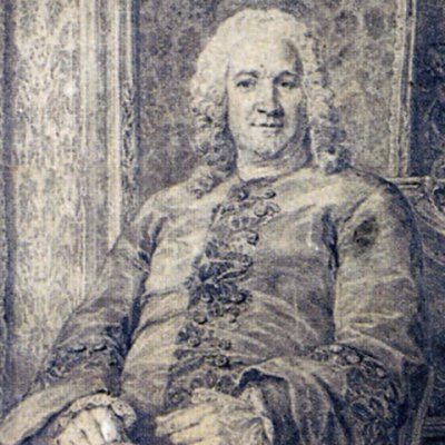 Jean Pâris de Montmartel, garde du Trésor royal & banquier de la cour - Cochin d'après La Tour